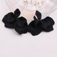 Korean Acrylic Petal Flower Tassel Dangle Earrings For Women Luxury Vintage Fairy Wedding Party Fashion Jewelry Accessories Gift
