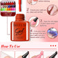 LILYCUTE Ancora Red Autumn Winter Gel Nail Polish Semi Permanent Soak Off UV LED Gel Varnish Manicure Nail Supplies