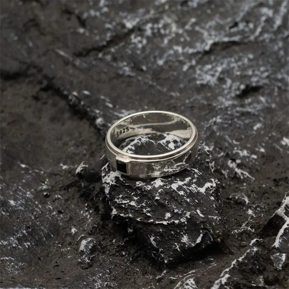 Custom Luxury Expensive High Quality Jewelry 925 Sterling Clear Black Blue Cubic Zircon Stone Silver Rings Men