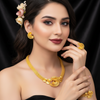 Zenat Dubai 24K Gold Plated Wedding Jewelry Set