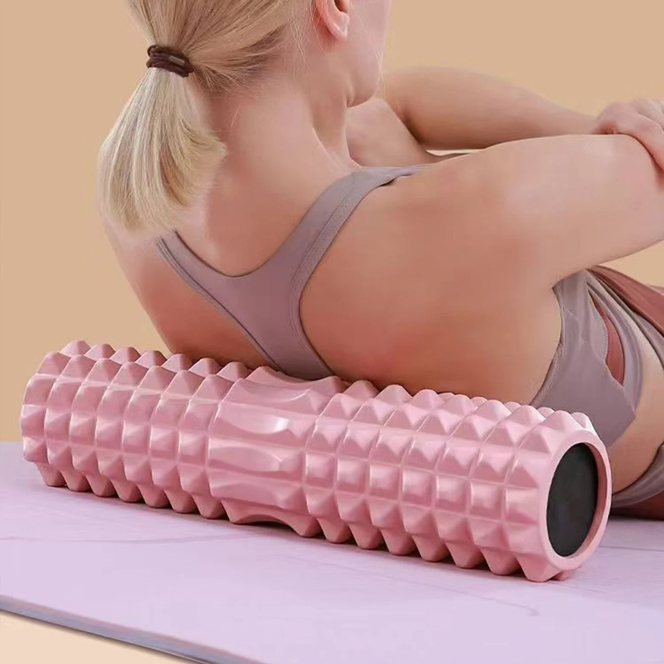 Crescent Solid foam axis 45*13cm yoga post ideal for fitness, yoga, Pilates and muscle relaxation