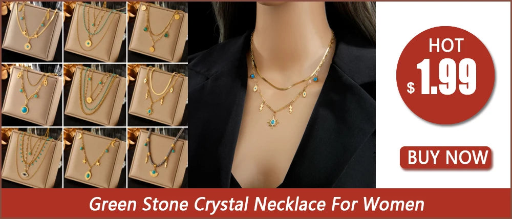 DIEYURO 316L Stainless Steel Golden 3in1 Crossover Snake Chain Necklace Bracelet For Womens New Fashion Waterproof Jewelry Set