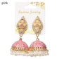 Bohemia Oorbellen Hangers Vintage Gypsy Jhumka Indian Style Earrings Flower Pearl Beads Bell Shape