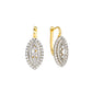 Evil Eye Style Design Fashion Earrings Ring Sets For Woman Copper Plated 14K Gold 2 Tone For Party Wedding Luxury  Jewelry Gifts