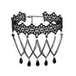 Neo-Gothic Punk Black Sexy Lace Chokers Necklace For Women Fashion Retro Clavicle Chain Halloween Collar Choker Steampunk Gifts