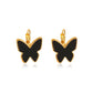 LATS Trend Rhinestone Geometric Drop Earrings for Women Korean Fashion Black Color Dangle Earring 2021 Female Elegant Jewelry