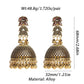 Ethnic Big Gold Color Indian Jhumka Earrings For Women Pendient Retro Bells Tibetan Earrings Oorbellen