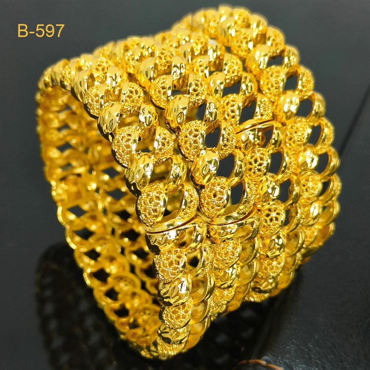 ANIID Luxury African 24k Gold Plated Bangles For Indian Women Wedding Bridal Ethiopian Brazilian Bracelets Dubai Jewellery Gifts