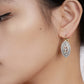Evil Eye Style Design Fashion Earrings Ring Sets For Woman Copper Plated 14K Gold 2 Tone For Party Wedding Luxury  Jewelry Gifts