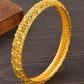 Bangrui 24K Dubai Gold Color Wedding Jewelry For Women Men Saudi Arab Bracelet&Bangles Jewelry