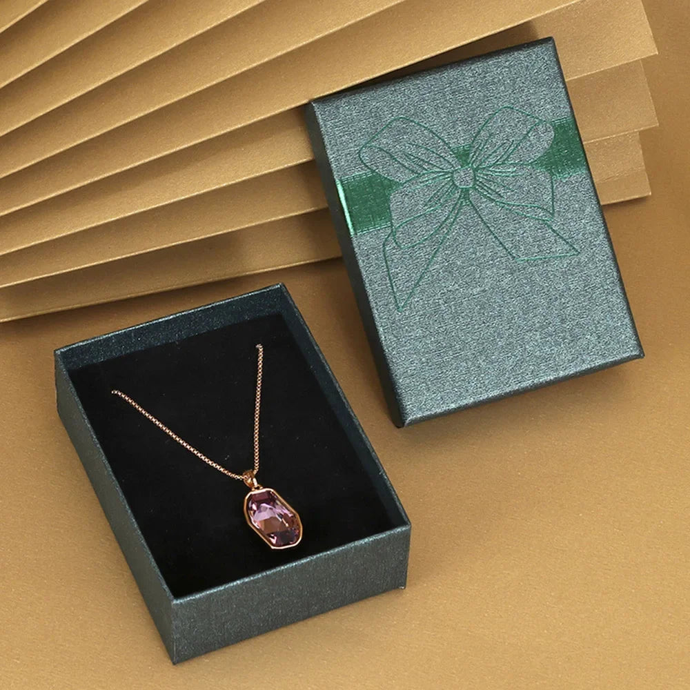 Jewelery Gift Box For Earrings Necklace Rings