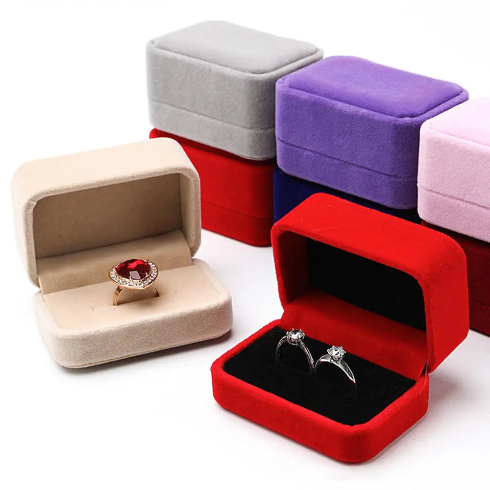 Double Slot Ring Box High End