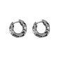 New Hot Sell Trendy 925 Sterling Silver Circle Earrings for Women Real Silver Ear Hoop Earrings