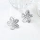 Zenat 2PC Stainless Steel Flower Earrings – Trendy Party