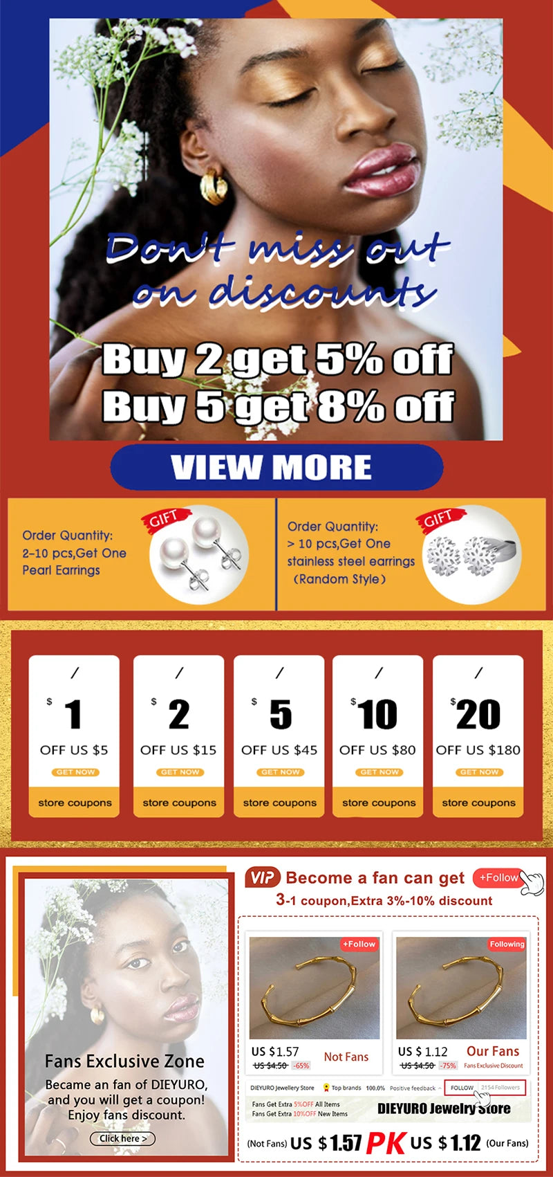 DIEYURO 316L Stainless Steel Golden 3in1 Crossover Snake Chain Necklace Bracelet For Womens New Fashion Waterproof Jewelry Set