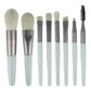 Set of 8 Soft Bristle Make Up Brushes Premium Synthetic With Bag Eyeshadow Brush Eye Facial Beauty Foundation Brush