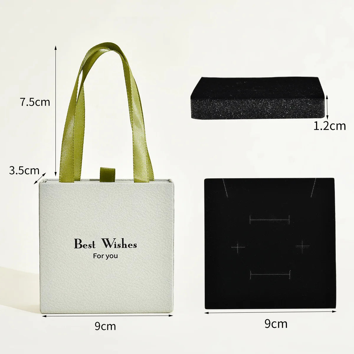 Handheld Jewelry Box Paper Pull-out Drawer Jewelry Case