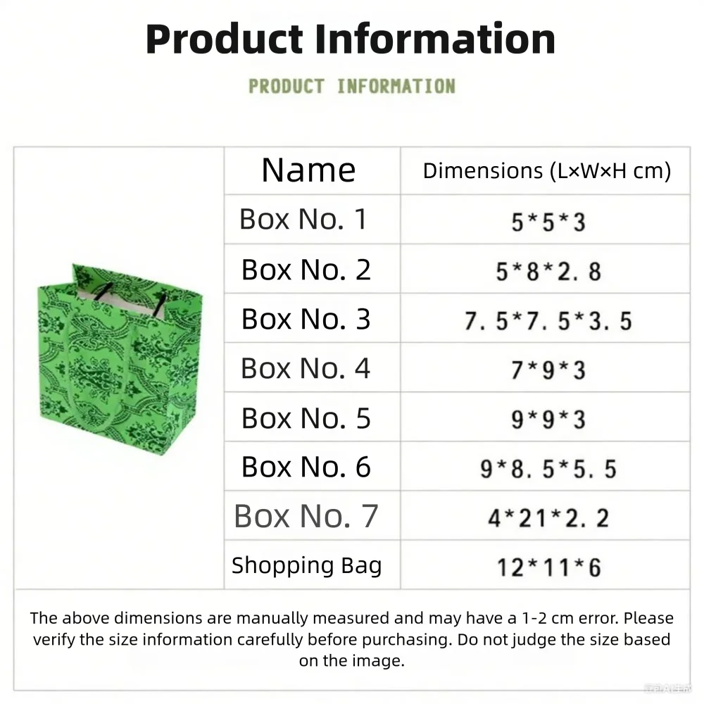 Elegant Bow Gift Box Matcha Green Paper Box