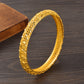 Bangrui 24K Dubai Gold Color Wedding Jewelry For Women Men Saudi Arab Bracelet&Bangles Jewelry