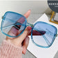 New Oversized Rectangle Sunglasses Women's Fashion Square Sun Glasses Men's Classic Vintage Eyewear UV400 Oculos De Sol