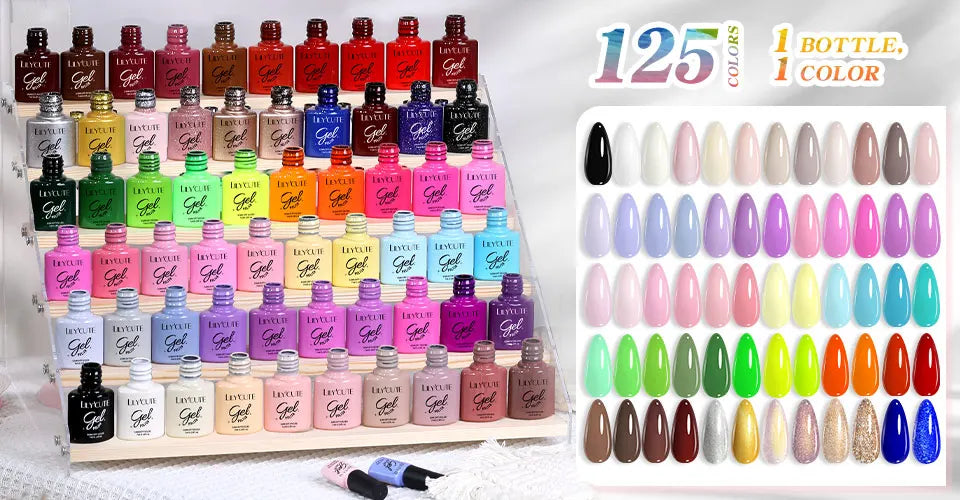 LILYCUTE Ancora Red Autumn Winter Gel Nail Polish Semi Permanent Soak Off UV LED Gel Varnish Manicure Nail Supplies