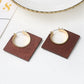 New Brown Color Women Hanging Earrings Beer Bottle Pendants Drop Earrings Square Earrings Fashion Jewelry pendientes mujer