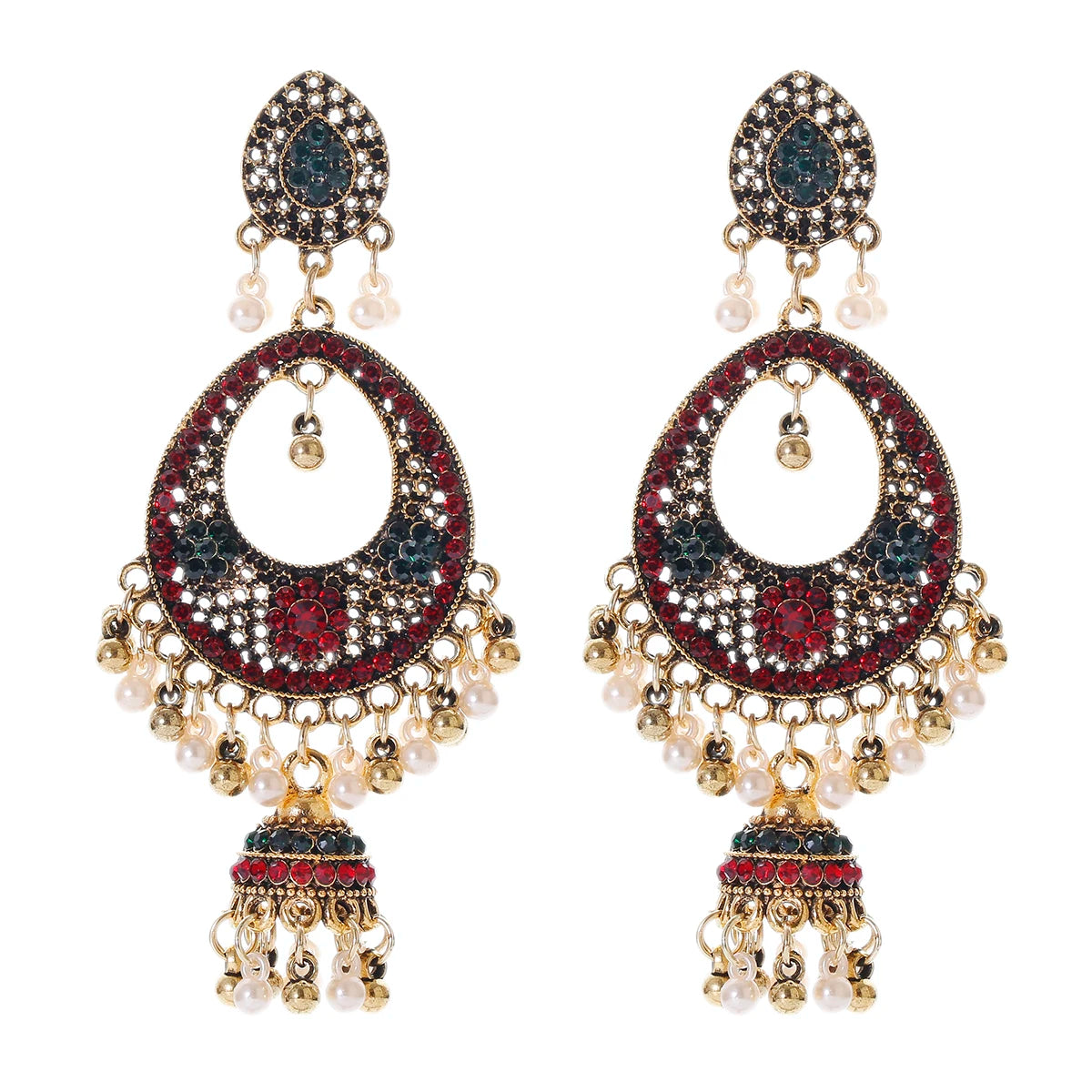 Pendientes Piercing Indian Jewelry Jhumka Charms Earrings For Women Accessories kolczyki Stud Earring Trendy Wedding Ear rings