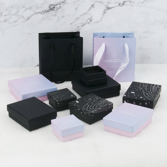 Multi Size Square Ribbon Jewelry Box