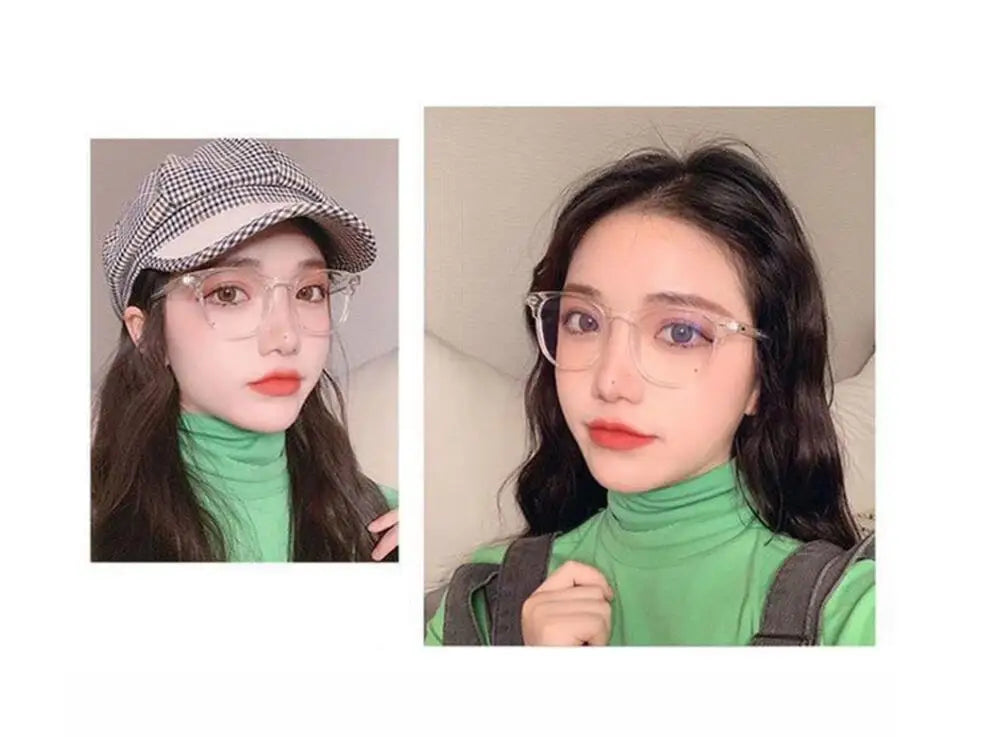 Glasses Ultralight Retro Transparent Frame Plain Men Women Fashion Glasses for Wedding Party Decorate Eyeglasses Fake Glasses