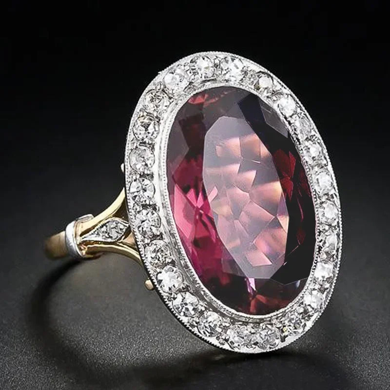 Gorgeous Sparkling Crystal Zircon Design Ring for Women, Exquisite and High-end Accessories  Women's Temperament Jewelry