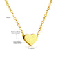 LUXUKISSKIDS Woman Collier бижутерия Golden Chains Necklaces Bohemia Star Heart Elegant Stainless Steel Jewelry Trendy Collars