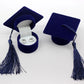 Graduation Bachelor Cap Doctor Hat Ring/Earrings Box