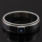 Custom Luxury Expensive High Quality Jewelry 925 Sterling Clear Black Blue Cubic Zircon Stone Silver Rings Men