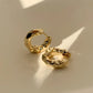 New Hot Sell Trendy 925 Sterling Silver Circle Earrings for Women Real Silver Ear Hoop Earrings