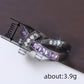 2025 New Purple Cubic Zirconia Ring with Sparkling Square Crystal, High End Women's Personalized Fashion Cocktail Party Jewelry