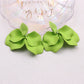 Korean Acrylic Petal Flower Tassel Dangle Earrings For Women Luxury Vintage Fairy Wedding Party Fashion Jewelry Accessories Gift
