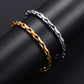 4.2mm Stainless Steel Bracelet Link Chain for Women Men Punk Rock Boy Chunky Metal Jewelry Wristband Anklets Ankle Hand Chain