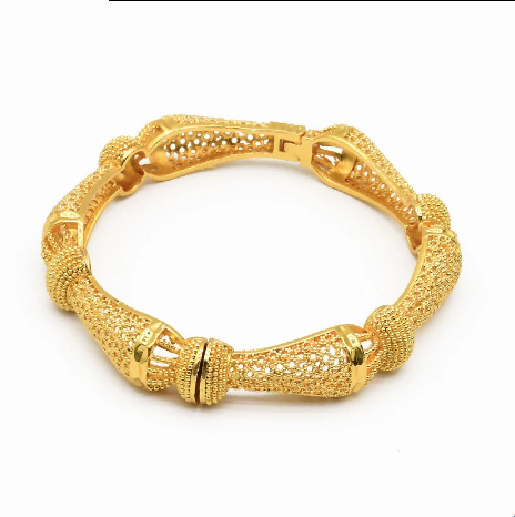 Zenat Luxury 24K Gold Bridal Bangles